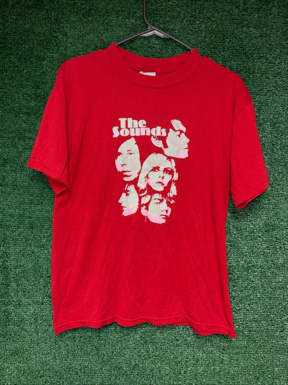 Vintage Y2K The Sounds Band Tshirt Small Swedish Indie New Wave Rock Post Punk